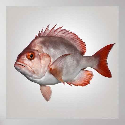 Snapper - Visprint Poster (Voorkant)