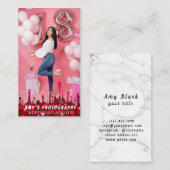 Snapping Special Moments Verjaardagsfotograaf Visitekaartje (Voorkant / Achterkant)