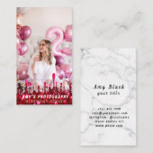 Snapping Special Moments Verjaardagsfotograaf Visitekaartje (Voorkant / Achterkant)