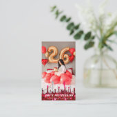 Snapping Special Moments Verjaardagsfotograaf Visitekaartje (Staand voorkant)