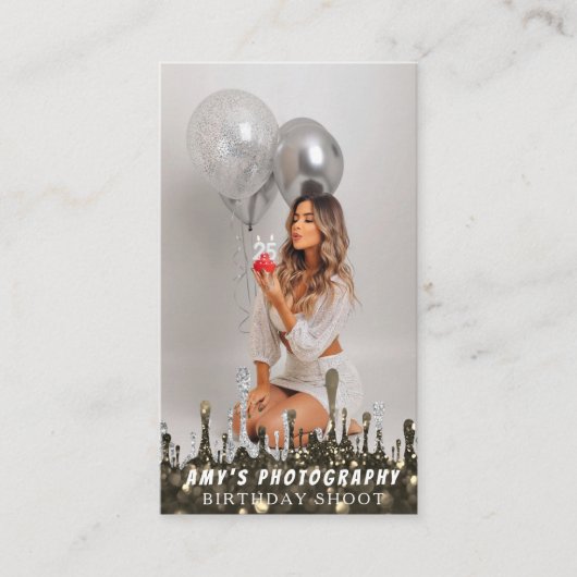 Snapping Special Moments Verjaardagsfotograaf Visitekaartje (Voorkant)