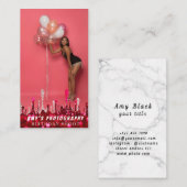 Snapping Special Moments Verjaardagsfotograaf Visitekaartje (Voorkant / Achterkant)