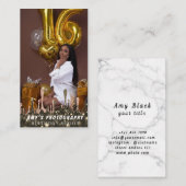 Snapping Special Moments Verjaardagsfotograaf Visitekaartje (Voorkant / Achterkant)