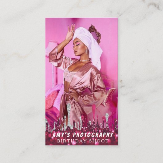 Snapping Special Moments Verjaardagsfotograaf Visitekaartje (Voorkant)