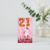 Snapping Special Moments Verjaardagsfotograaf Visitekaartje (Staand voorkant)