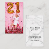 Snapping Special Moments Verjaardagsfotograaf Visitekaartje (Voorkant / Achterkant)