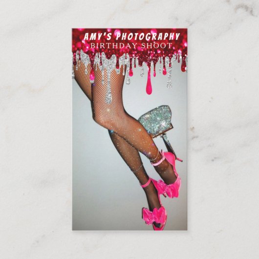 Snapping Special Moments Verjaardagsfotograaf Visitekaartje (Voorkant)