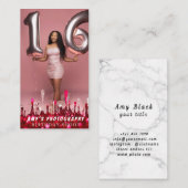 Snapping Special Moments Verjaardagsfotograaf Visitekaartje (Voorkant / Achterkant)