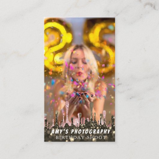Snapping Special Moments Verjaardagsfotograaf Visitekaartje (Voorkant)