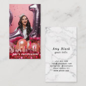 Snapping Special Moments Verjaardagsfotograaf Visitekaartje (Voorkant / Achterkant)