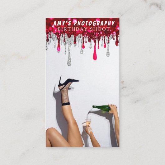 Snapping Special Moments Verjaardagsfotograaf Visitekaartje (Voorkant)