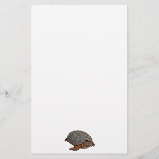Snapping Turtle Terrapin-lover Gift Briefpapier (Voorkant)