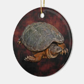 Snapping Turtle Terrapin-lover Gift Keramisch Ornament (Links)