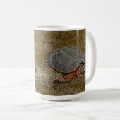 Snapping Turtle Terrapin-lover Gift Koffiemok (Voorkant rechts)