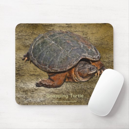 Snapping Turtle Terrapin-lover Gift Muismat (Met muis)