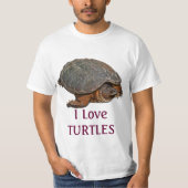 Snapping Turtle Terrapin-lover Gift T-shirt (Voorkant)