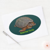 Snapping Turtle Terrapin-lover Stickers (Envelop)