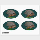 Snapping Turtle Terrapin-lover Stickers (Vel)