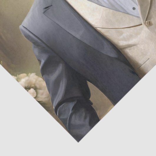 Snapping Up Love: een krokodillenhuwelijk Tissuepapier (Detail)