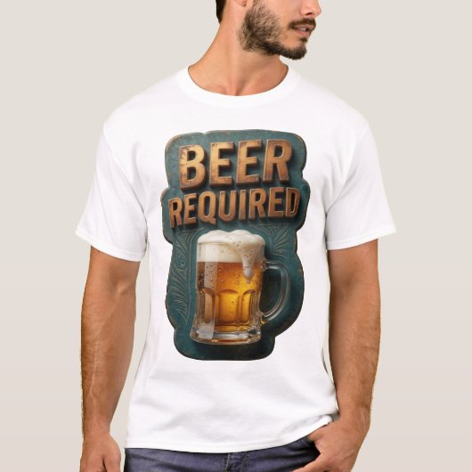 Snappy BIER VEREIST Print T-shirt (Voorkant)