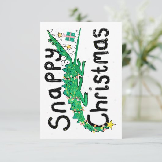 Snappy Christmas Kaart (Staand voorkant)