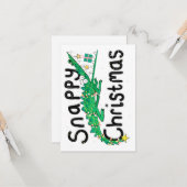 Snappy Christmas Kaart (Voorkant / Achterkant in situ)