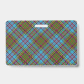 Snappy Clan Anderson Tartan Badge (Achterkant)