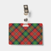 Snappy Clan Boyd Tartan Badge (Achterkant met clip)