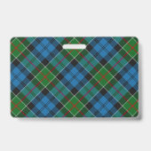 Snappy Clan Colquhoun Tartan Badge (Achterkant)