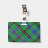 Snappy Clan Davidson Tartan Badge (Achterkant met clip)