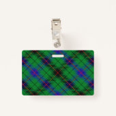 Snappy Clan Davidson Tartan Badge (Achterkant met clip)