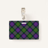 Snappy Clan Donald MacDonald Tartan Badge (Achterkant met clip)