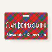 Snappy Clan Donnachaidh Robertson Tartan Badge (Voorkant)