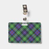 Snappy Clan Farquharson Schotse ruit Badge (Achterkant met clip)