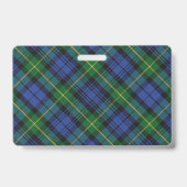 Snappy Clan Gordon Tartan Badge (Achterkant)
