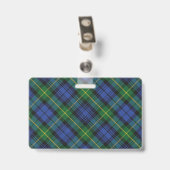 Snappy Clan Gordon Tartan Badge (Achterkant met clip)