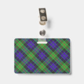 Snappy Clan Gunn Tartan Badge (Achterkant met clip)