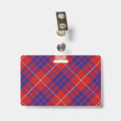 Snappy Clan Hamilton Tartan Badge (Achterkant met clip)