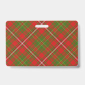 Snappy Clan Hay Tartan Badge (Achterkant)