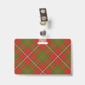 Snappy Clan Hay Tartan Badge (Achterkant met clip)