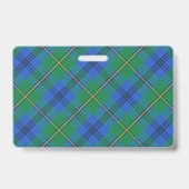 Snappy Clan Johnstone Johnston Tartan Badge (Achterkant)