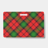 Snappy Clan Kerr Tartan Badge (Achterkant)