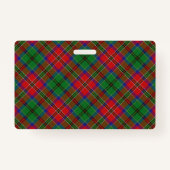Snappy Clan MacCulloch Tartan Badge (Achterkant)