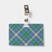 Snappy Clan MacDowall Tartan Badge (Achterkant met clip)