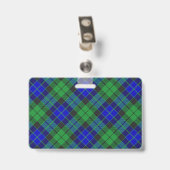 Snappy Clan MacKay Tartan Badge (Achterkant met clip)