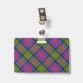 Snappy Clan MacLennan Tartan Badge (Achterkant met clip)