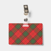 Snappy Clan Maxwell Tartan Badge (Achterkant met clip)