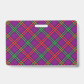 Snappy Clan Montgomery Tartan Badge (Achterkant)