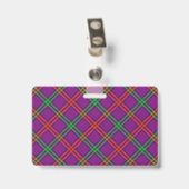 Snappy Clan Montgomery Tartan Badge (Achterkant met clip)