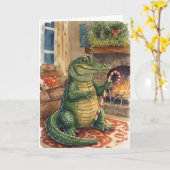 Snappy Feestdagen Kaart (Gele Bloem)